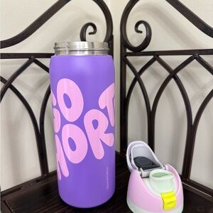 Like New Owala Go Shorty FreeSip 2023 Birthday Bash 32oz W/Candy coated lid RARE